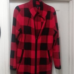 Buffalo plaid cardigan